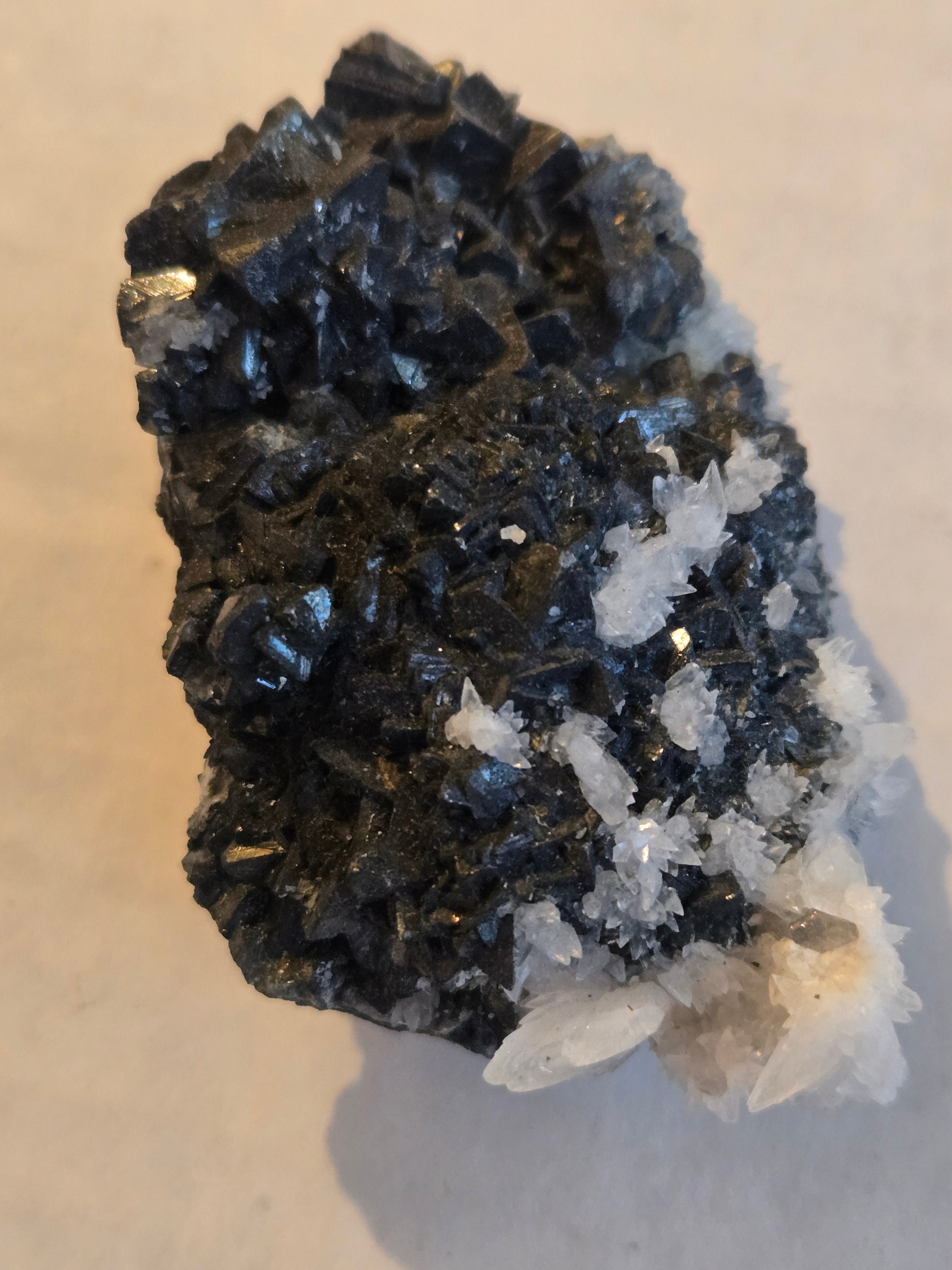 Tetrahedrite on Quartz specimen