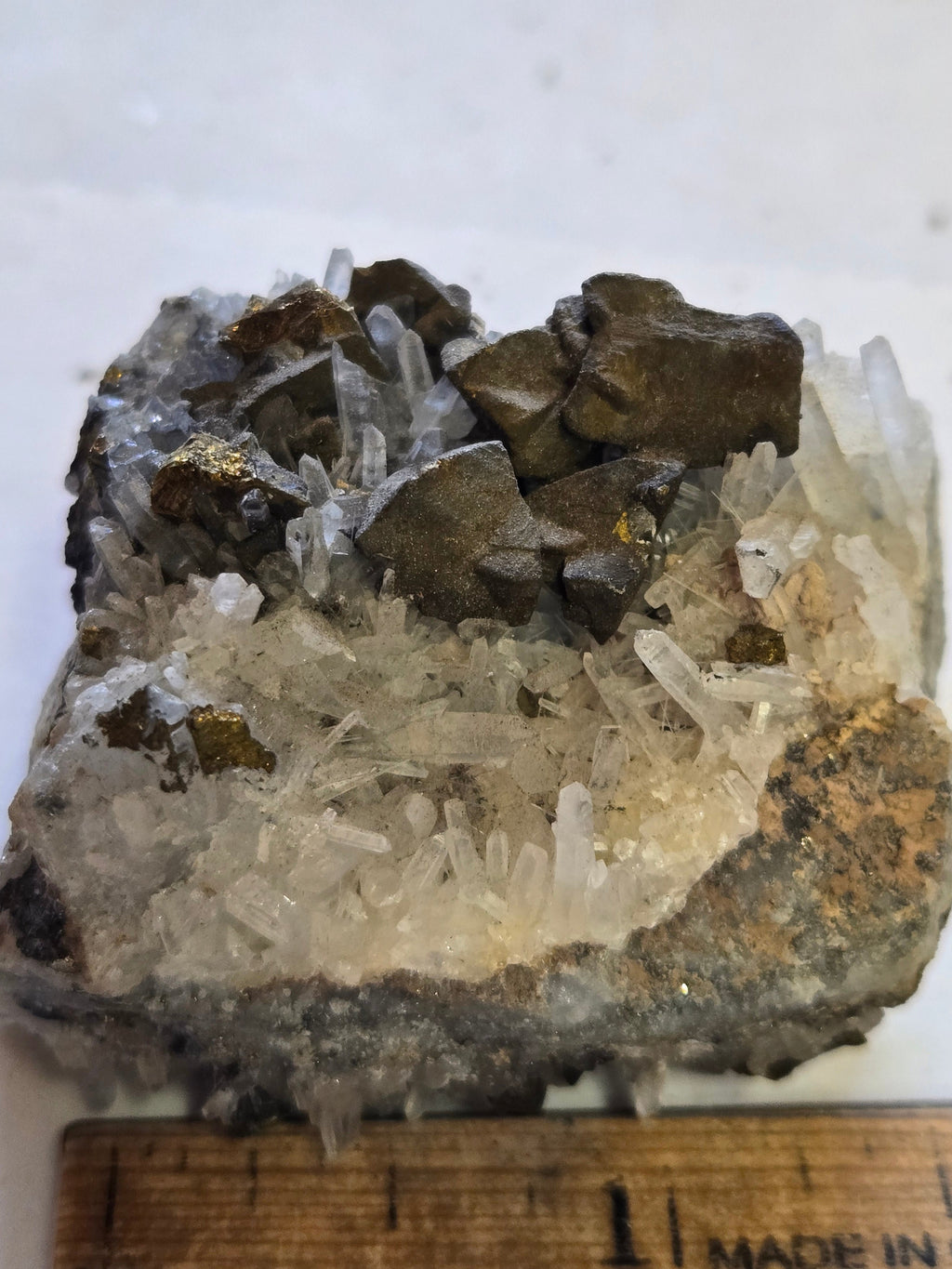 Tetrahedrite w Quartz