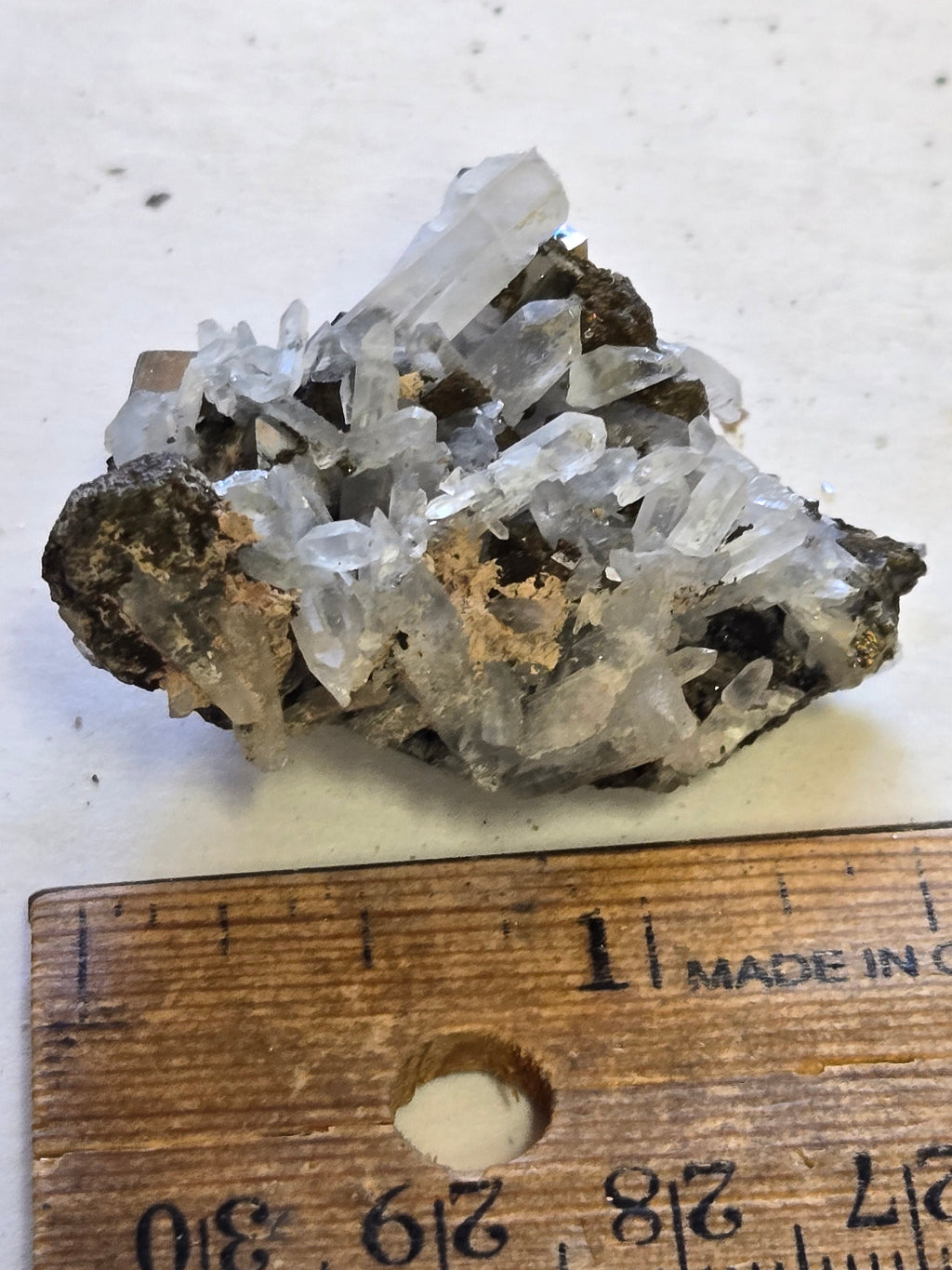 Tetrahedrite w Quartz
