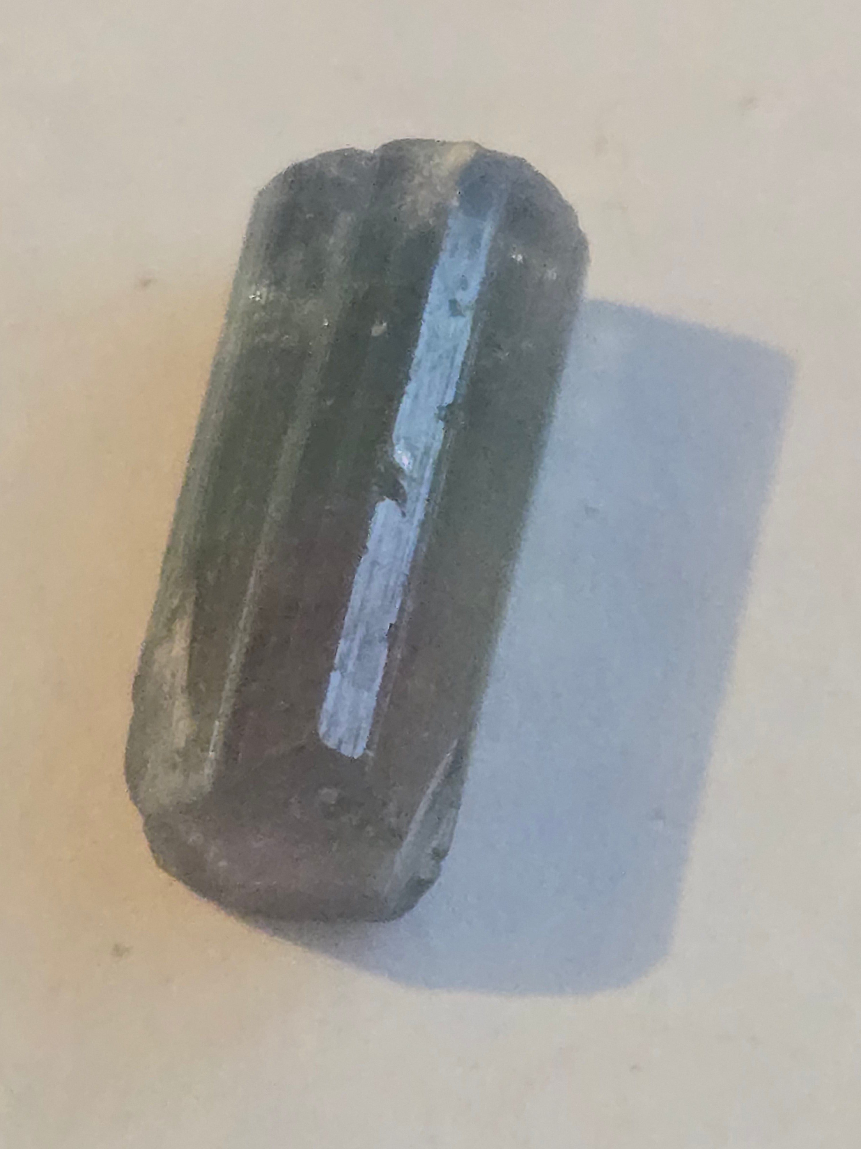 Tri Color Watermelon Tourmaline crystal