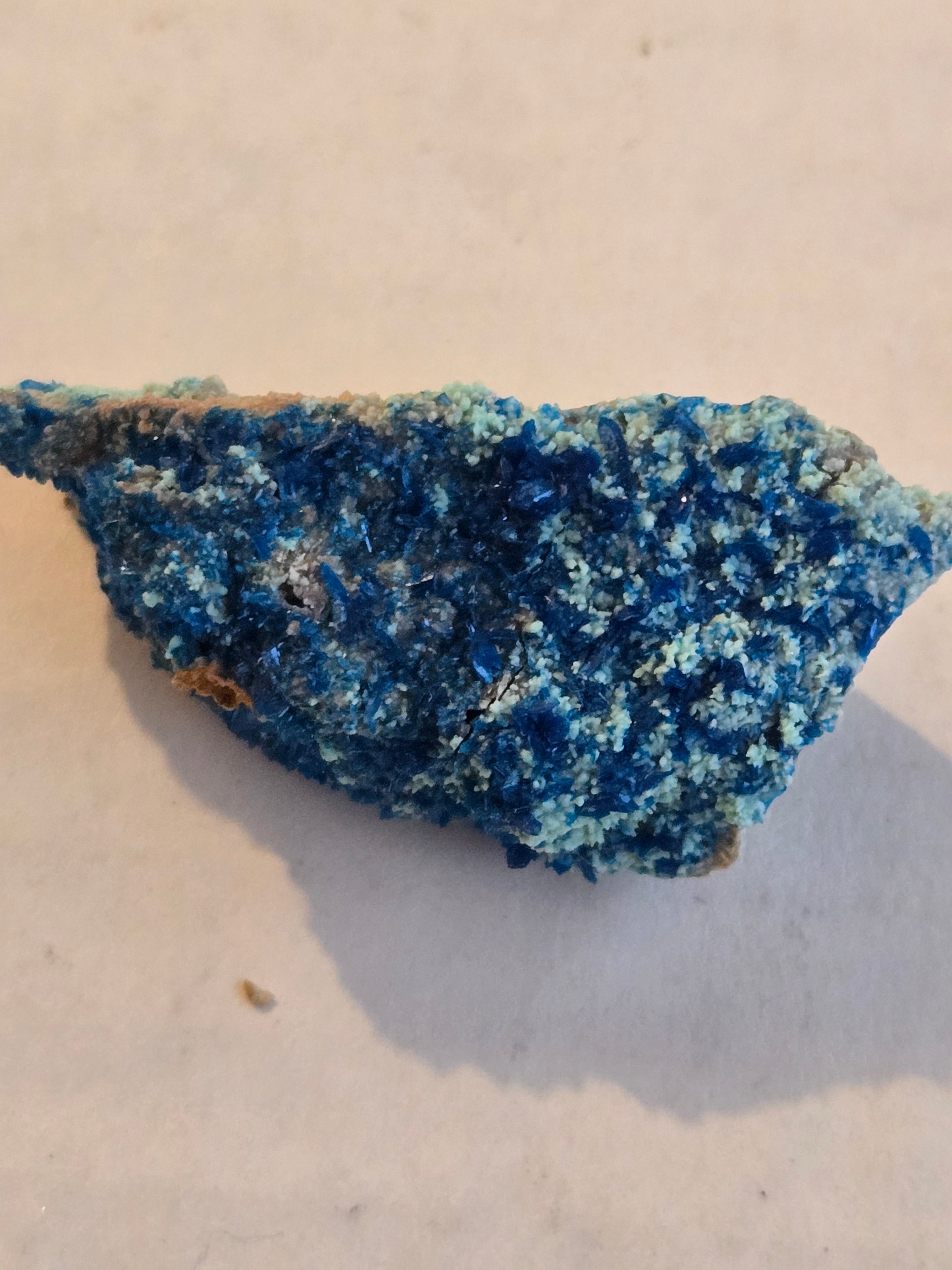 Veszelyite specimen