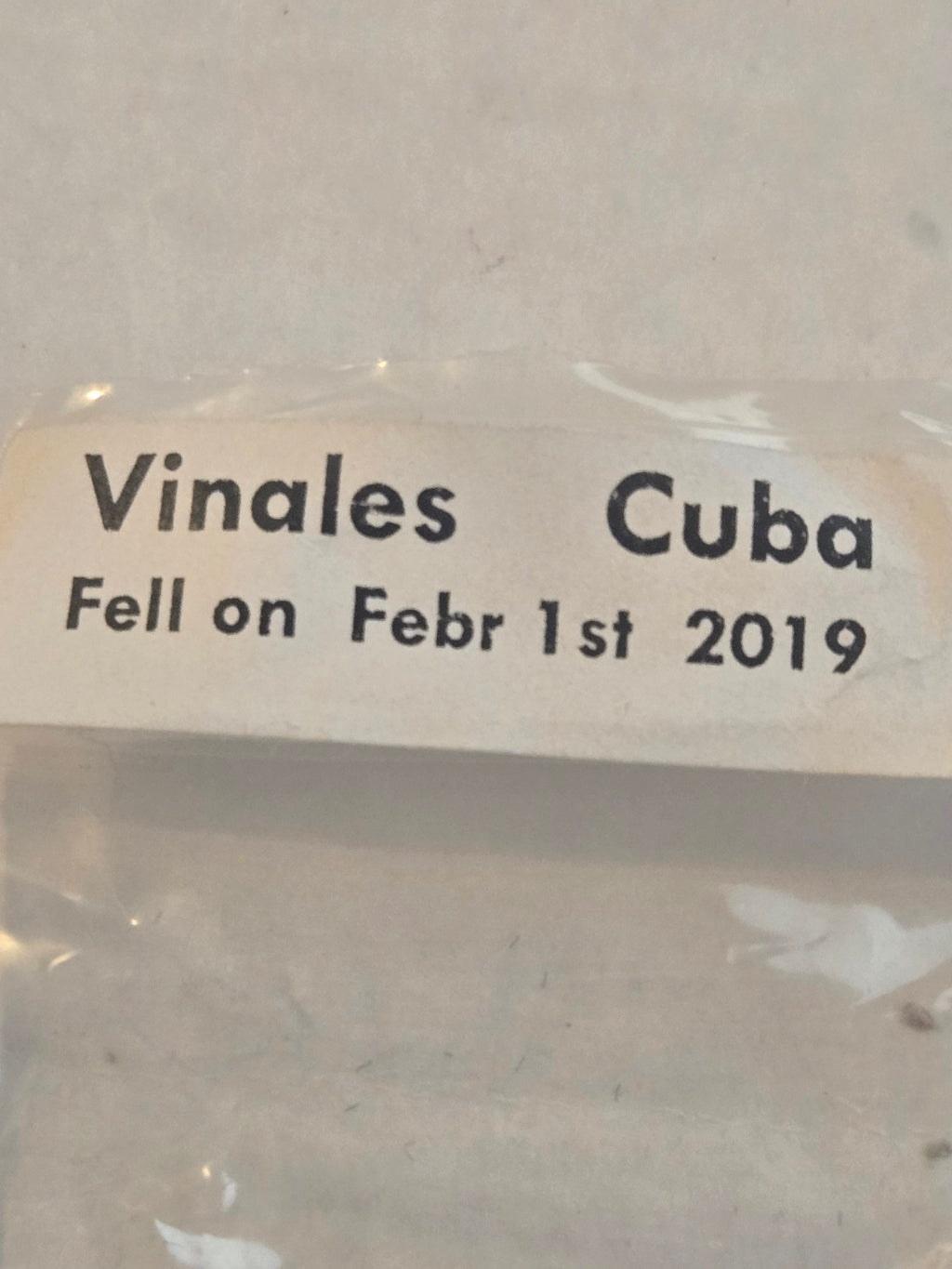 Vinales Meteorite Specimen