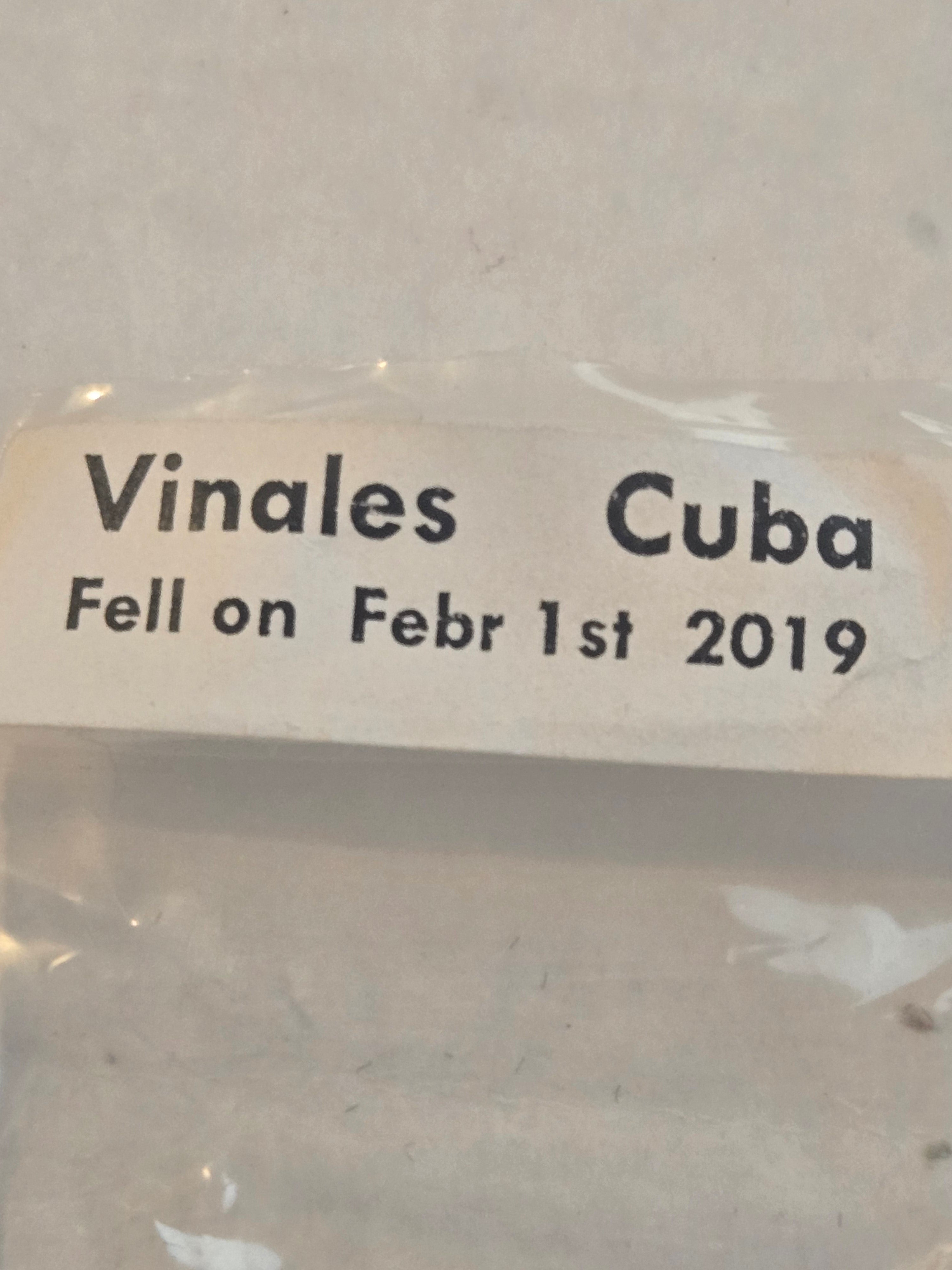 Vinales Meteorite Specimen