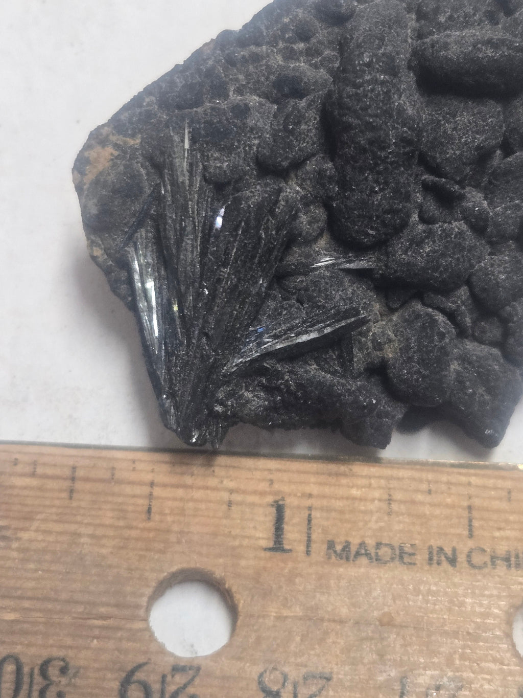 Vivianite in matrix