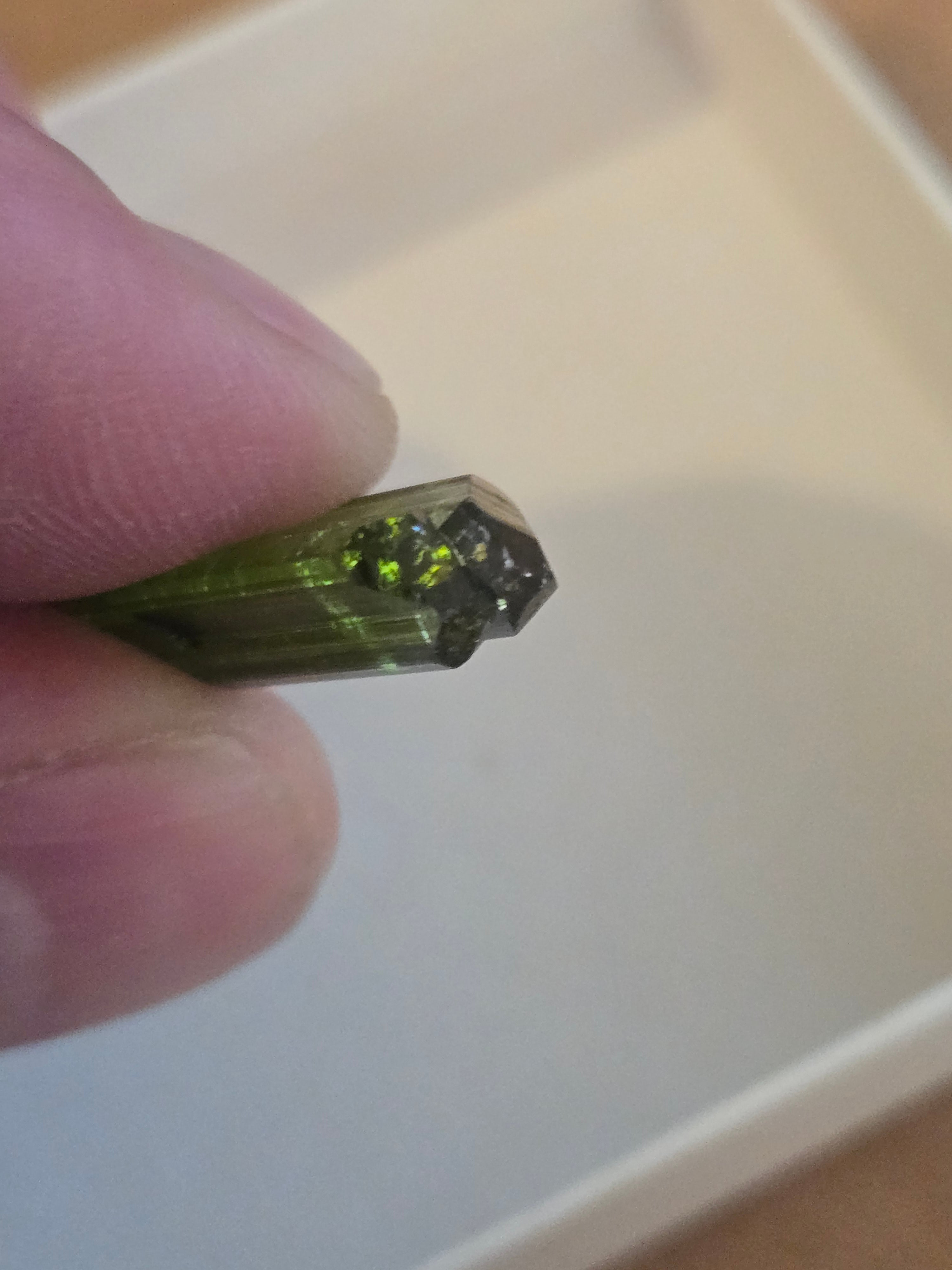 Watermelon tourmaliine crystal