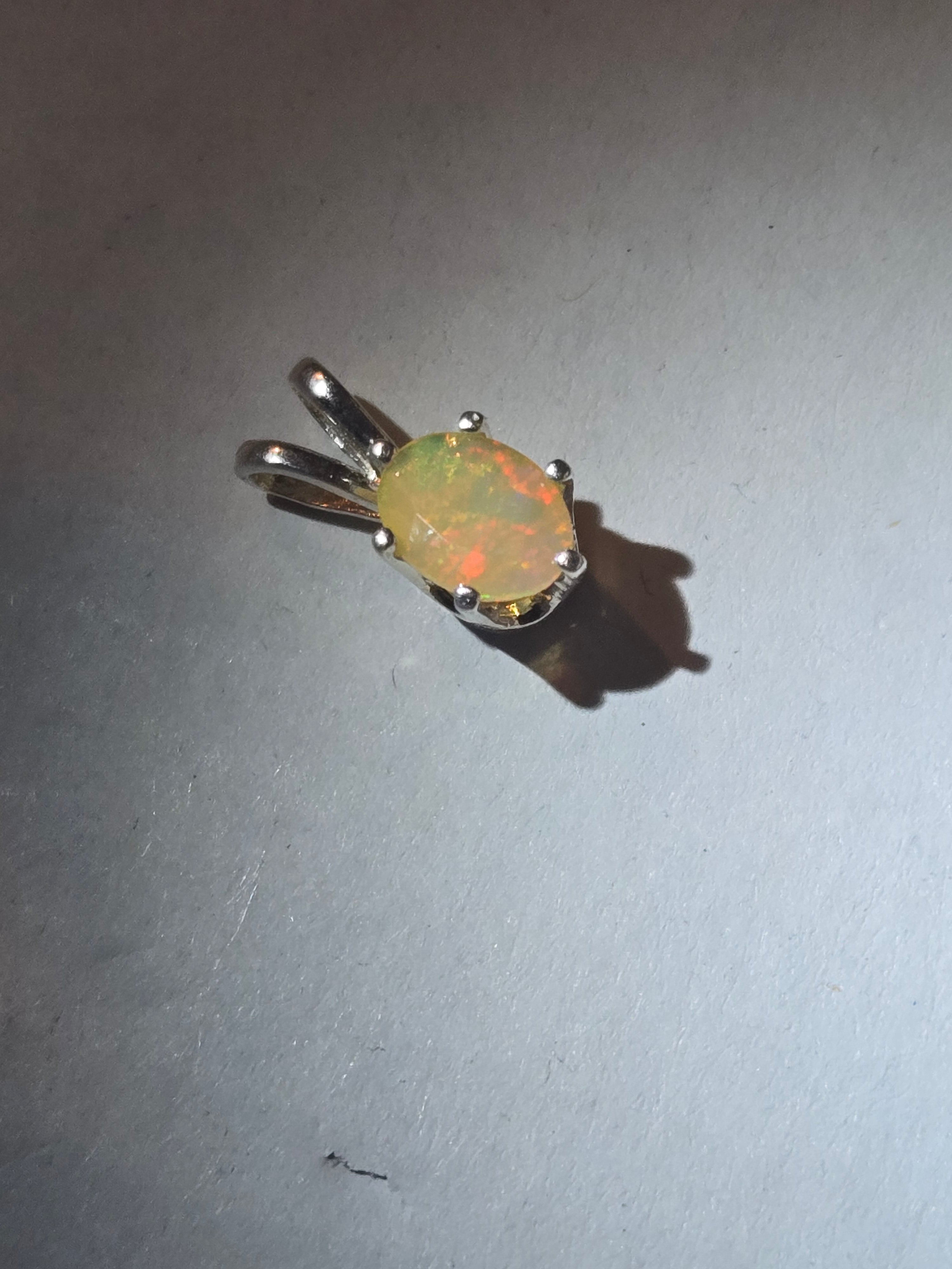 Welo Opal Faceted Pendant