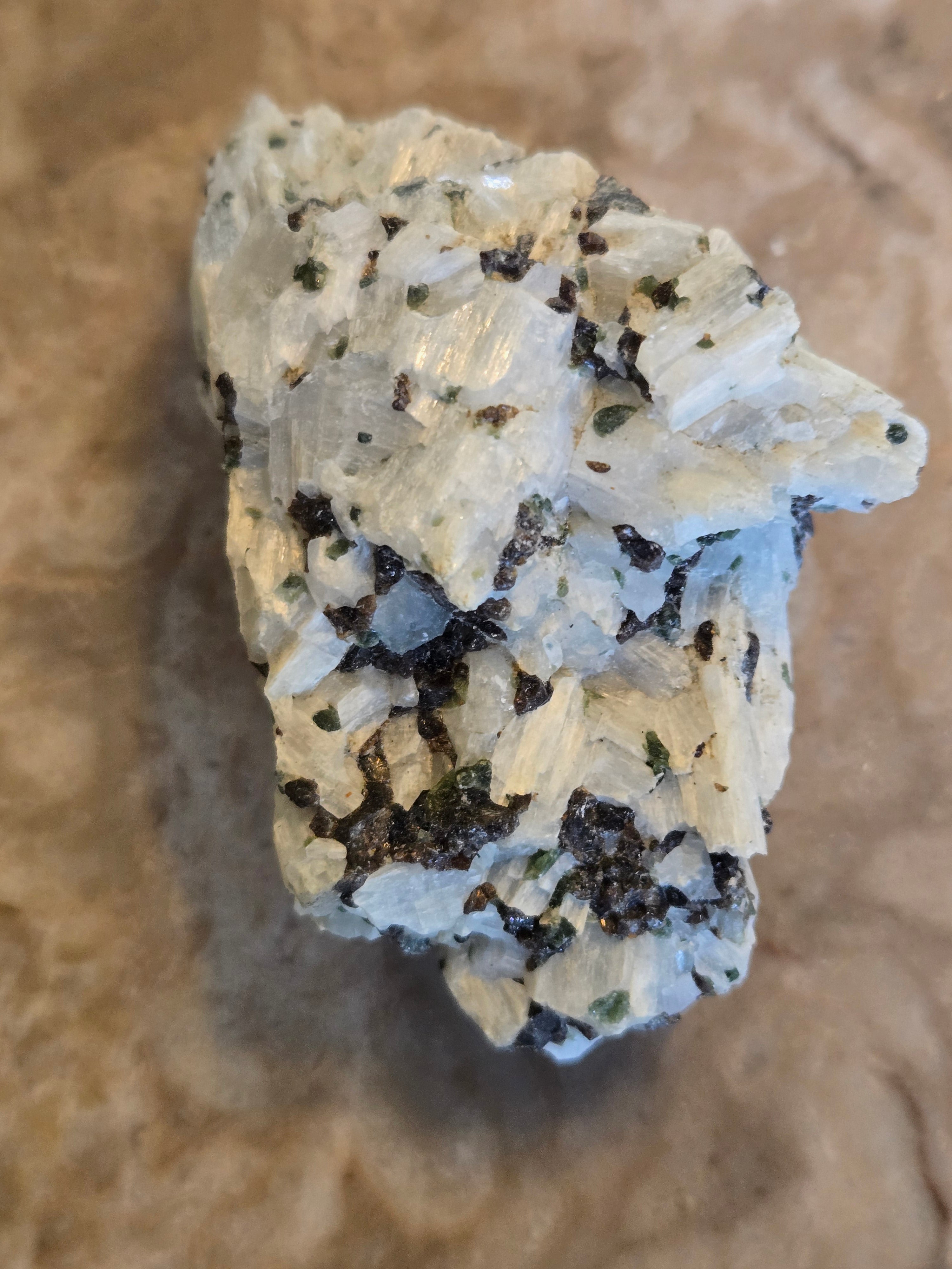 Wollastonite diopside andradite