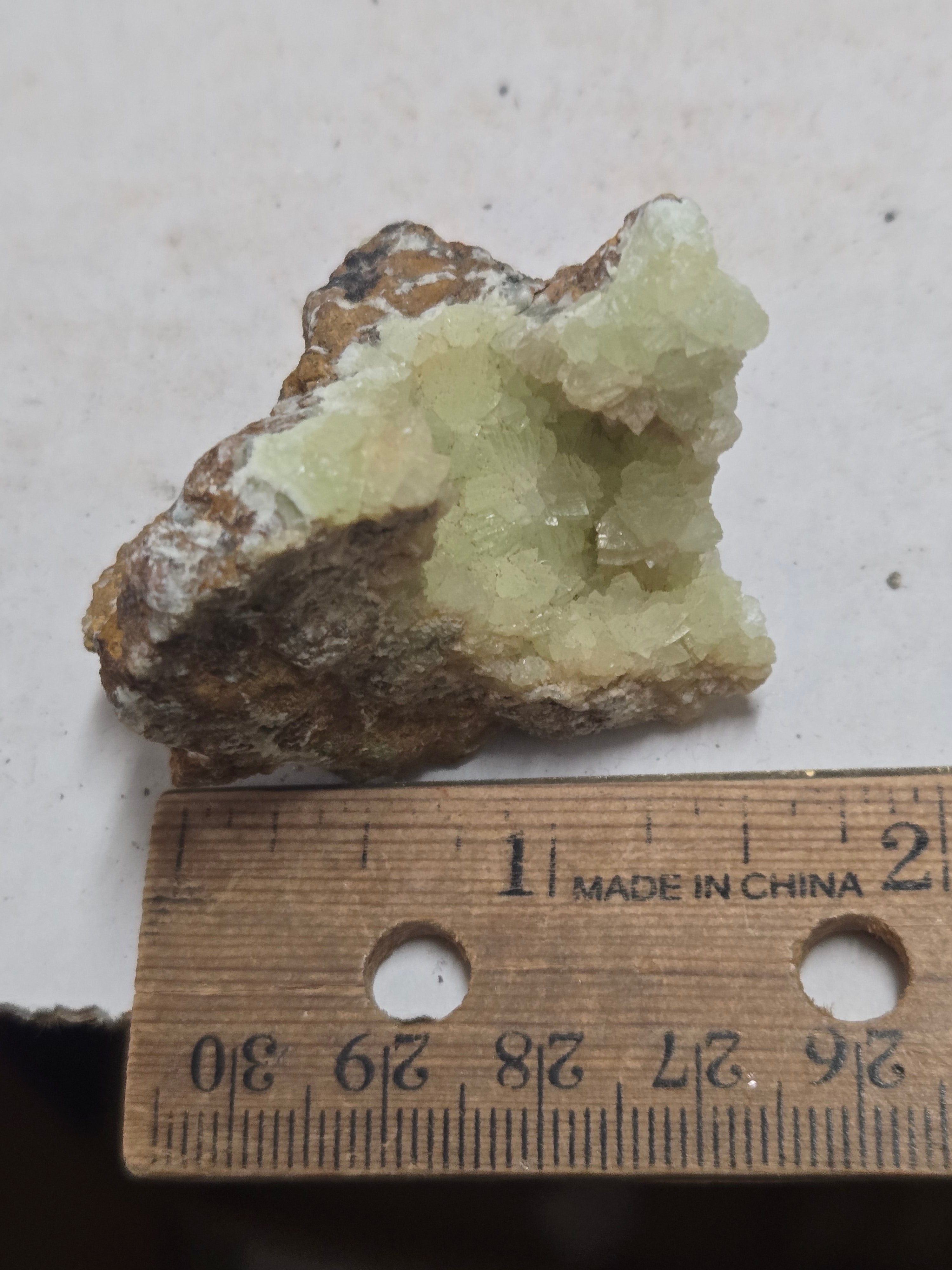 Yellow calcite