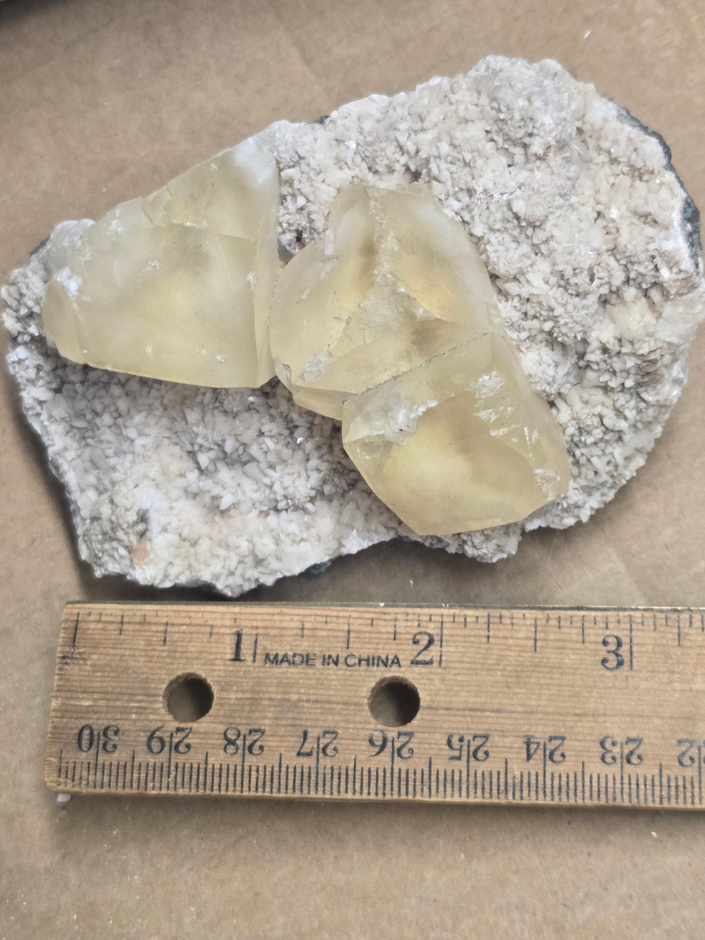 Yellow Calcite from India