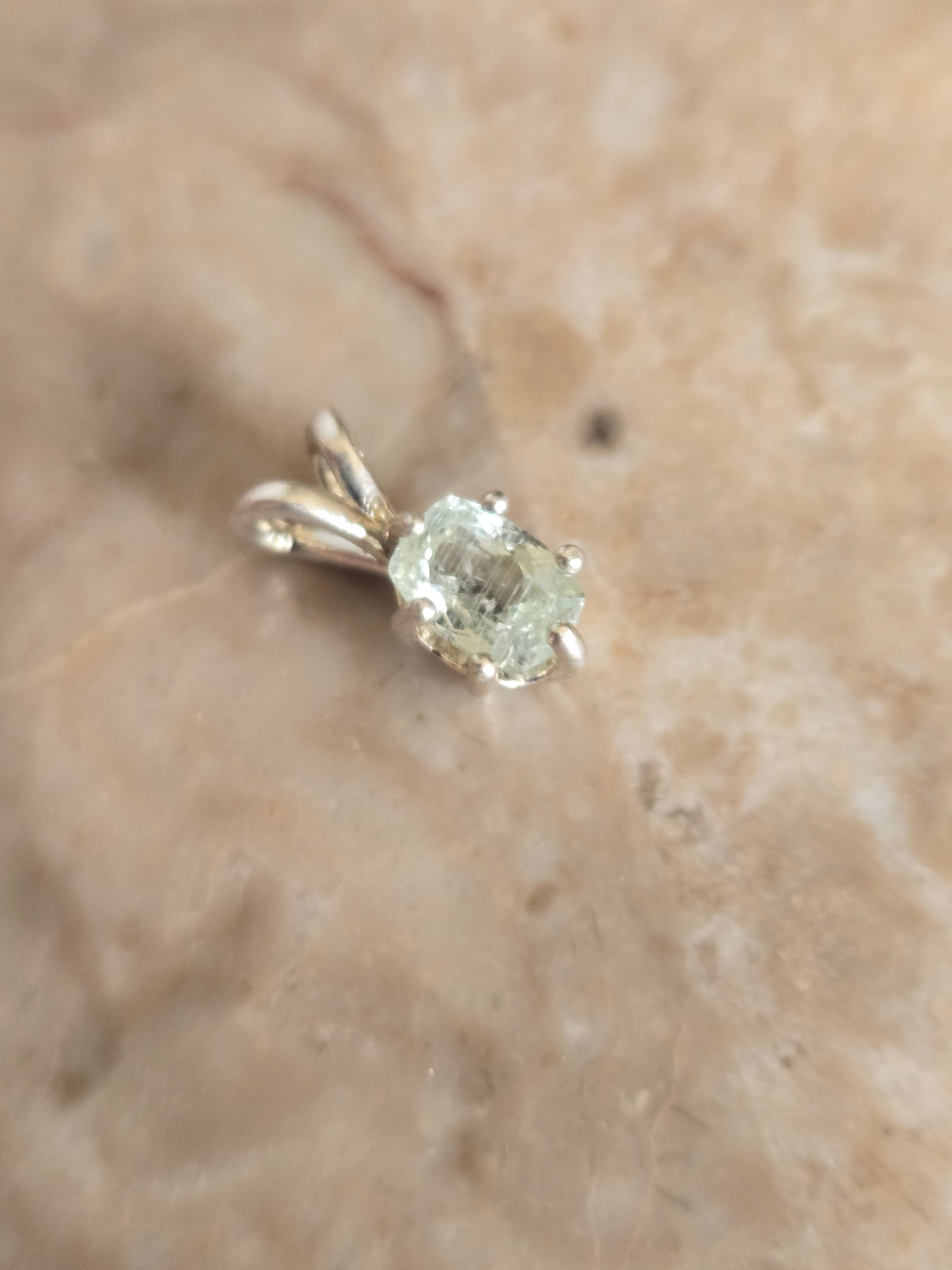 Yellow Sapphire Pendant