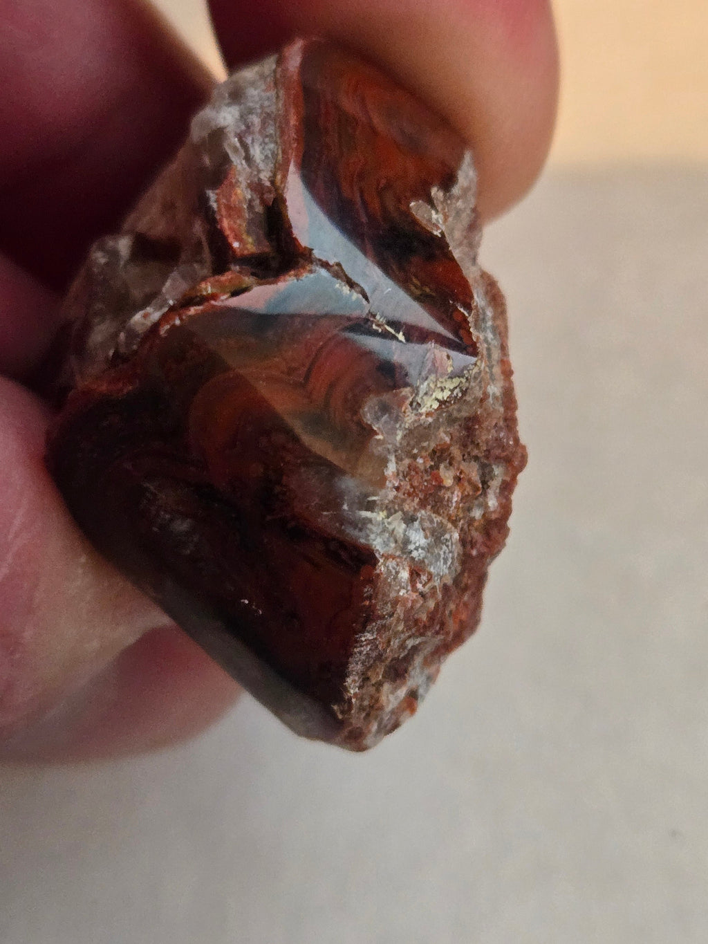 Yellowcat Red Agate specimen